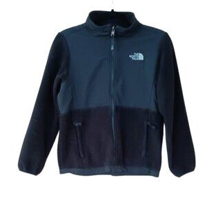 The North Face Denali Jacket 14/16 Black Polartec Fleece Zip Up Front Pockets
